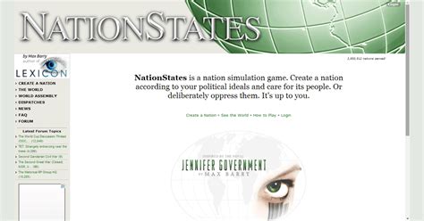nation states game|Jennifer Government: NationStates .